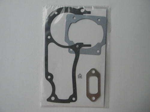 THH033901 GASKET SET = 3-PCS: Jonsered  2186, 2188 / Husqvarna 385, 390 / OEM = 537-033901