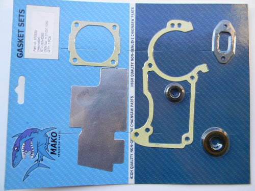 TLST0639 GASKET SET - WITH SEALS = 6-PCS : STIHL 026, MS260 OEM = 1121-029-0500