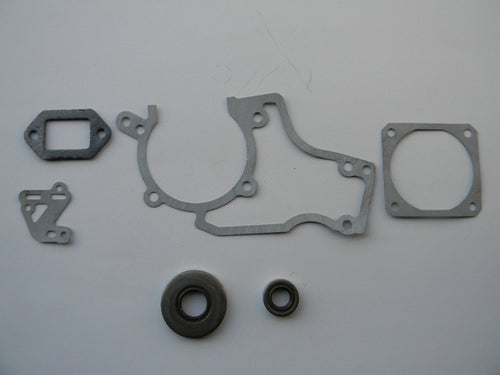 TLST0640 GASKET SET WITH SEALS = 6PCS : STIHL 038, MS380  OEM = 1119-007-1050